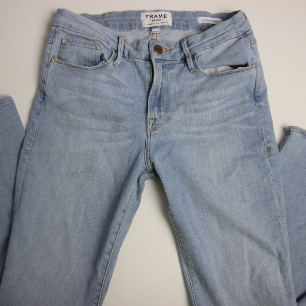 Frame Denim Mini Boot Le Crop Jeans 27